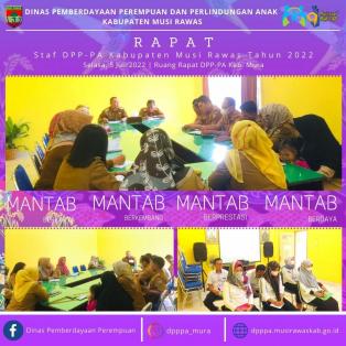 Rapat Staf DPP - PA Kabupaten Musi Rawas
